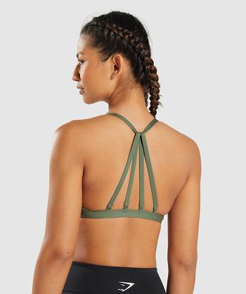 Gymshark Minimal Sport Bh Dam Olivgröna | SE 2908SGL